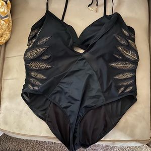 Swimsuits for All sexy sheer swimsuit